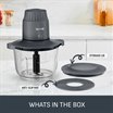 Choppeo MB603BG1 Glass Bowl Chopper - Grey_7