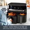 Easy Fry Dual Air Fryer EY901N40 - Black, 8.3L_4