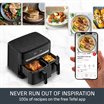 Easy Fry Dual Air Fryer EY901N40 - Black, 8.3L_6