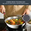 Emotion Power Mesh Wok Pan 28cm - E3411655