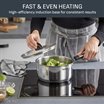 Emotion Plus Induction 16cm Saucepan - Stainless Steel (E3282245)