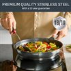 Emotion Plus Induction 28cm Frying Pan - Stainless Steel (E3270644)