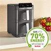 Easy Fry Crispy Stack, EY756HG0, Dual Air fryer, Space-Saving, Detachable Front + Cooking Shelves- Dark Grey_C6
