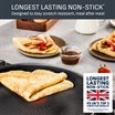 Titanium Excellence Fusion G3383802 25cm Pancake Pan - Black