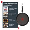 Titanium Excellence Fusion G3383802 25cm Pancake Pan - Black