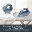FV2C64G0 Virtuo 30 Tefal Steam Iron Solid Blue_water drops