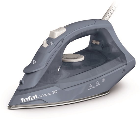 FV2C64G0 Virtuo 30 Tefal Steam Iron Solid Blue_main img