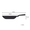 Expertise Plus Induction 26cm Grill Pan - Black (G8584044) dimenions