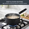 Expertise Plus Induction Non-Stick 6 Piece Pots & Pan Set - Black (G858S644)