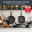 Expertise Plus Induction Non-Stick 6 Piece Pots & Pan Set - Black (G858S644) 