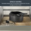 Expertise Plus Induction Non-Stick 6 Piece Pots & Pan Set - Black (G858S644) 