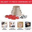 17 piece cookware set