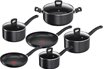 Enhance G162S644 6-Piece Pan Set - Black (G162S644)